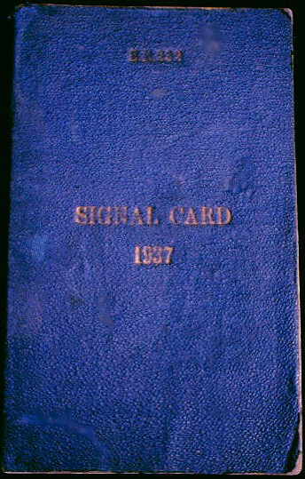 Royal Signals ... Royal Navy Signal Card